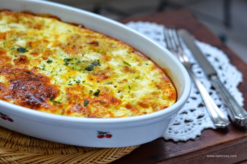 Lamirose: Gratin de butternut et quinoa - recette