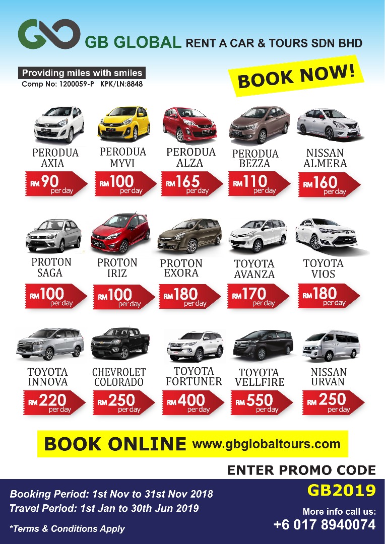 GB GLOBAL RENT A CAR AND TOURS