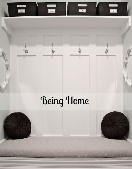 Someday Crafts Board and Batten Mudroom Bench