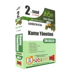Yargı Açıköğretim 2.Sınıf Kamu Yönetimi Tüm Dersler Bahar Dönemi Açıköğretim Kitabı Kod:4012 Yargı Açıköğretim 2.Sınıf Kamu Yönetimi Tüm Dersler Bahar Dönemi Açıköğretim Kitabı Kod:4012