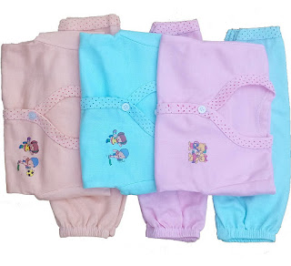 Cotton Suite For Baby 0-6 Months Combo Pack Of 3 ( 3 Top And 3 Bottom)