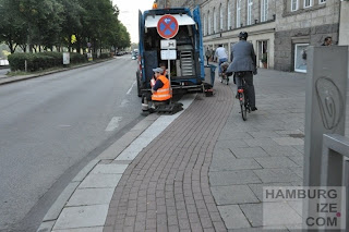 © hamburgize.com / Stefan Warda Veloroute 5, Ballindamm - Baustelle