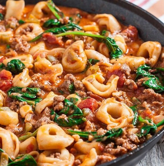 20-MINUTE SKILLET TUSCAN TORTELLINI #weeknightdinner #Tortellini 20-MINUTE SKILLET TUSCAN TORTELLINI #weeknightdinner #Tortellini
