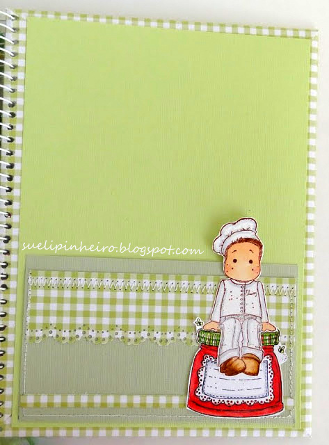 Cuaderno recetario con Magnolias