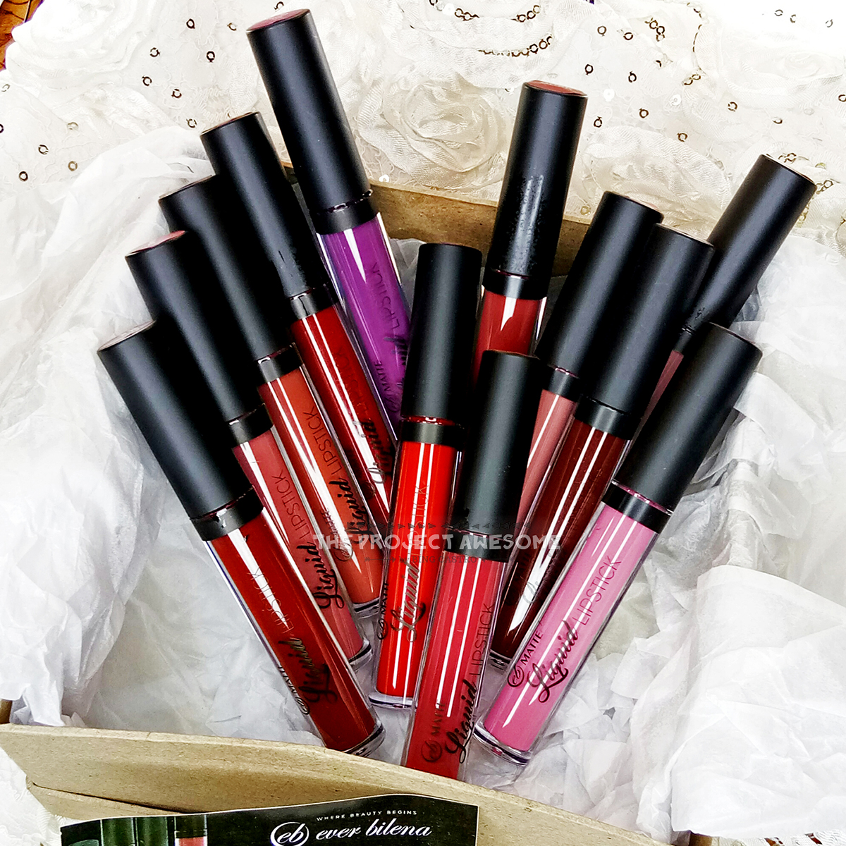 The Project Awesome: Ever Bilena Matte Liquid Lipstick Review and Swatches
