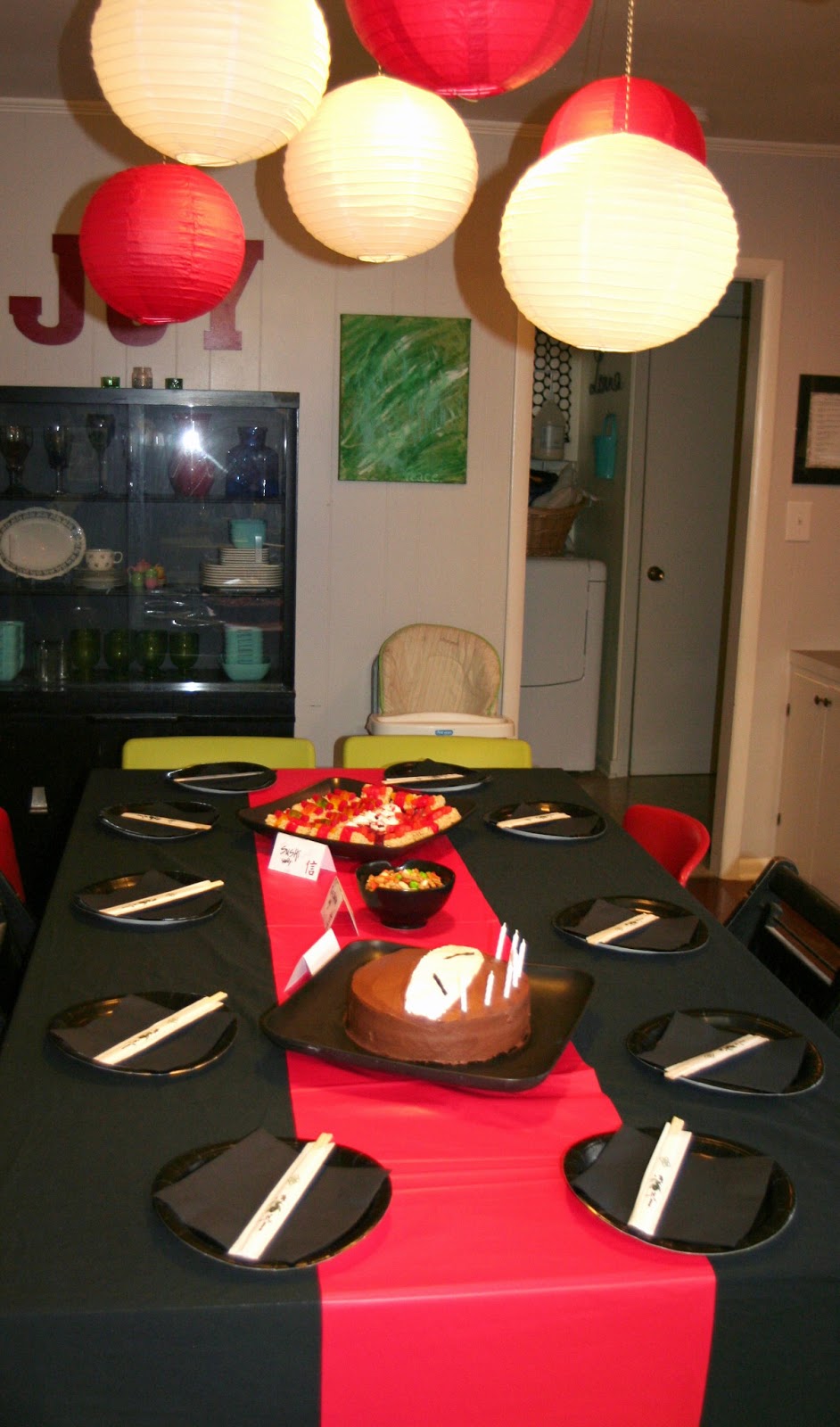 Circles Of Sunshine: Ninja Birthday Party