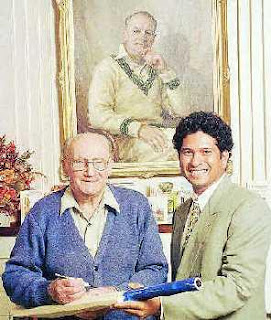 Test Cricket Legends Don Bradman and Sachin Tendulkar