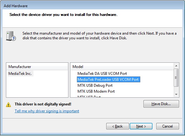 USB VCOM Drivers Screenshots