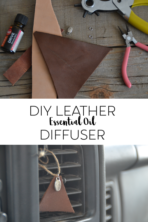 DIY Leather Essential Oil Diffuser Sabrina Sandoval