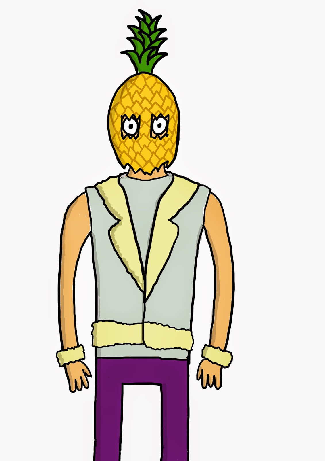 Peter J Taylor PCA Animation Pineapple Head Design 2