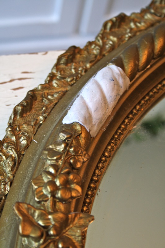 How To Repair A Gesso Frame, Antique Restoration Mirrors Resilvering
