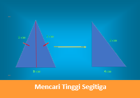 Cara Mencari Tinggi Segitiga Jika Diketahui Alas Dan Sisi Miring