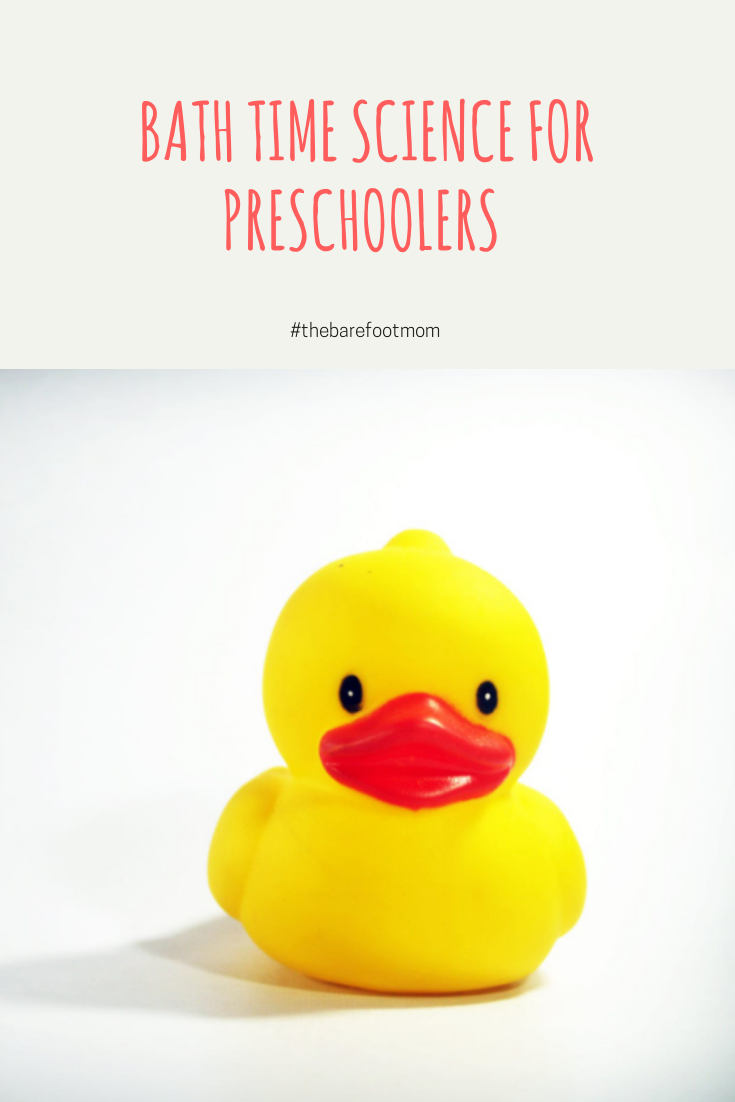 Bath Time Science For Preschoolers