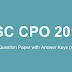 SSC CPO 2017 Question Papers with Official Answer Keys PDF Download