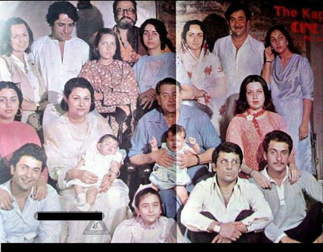 Raj kapoor's Family