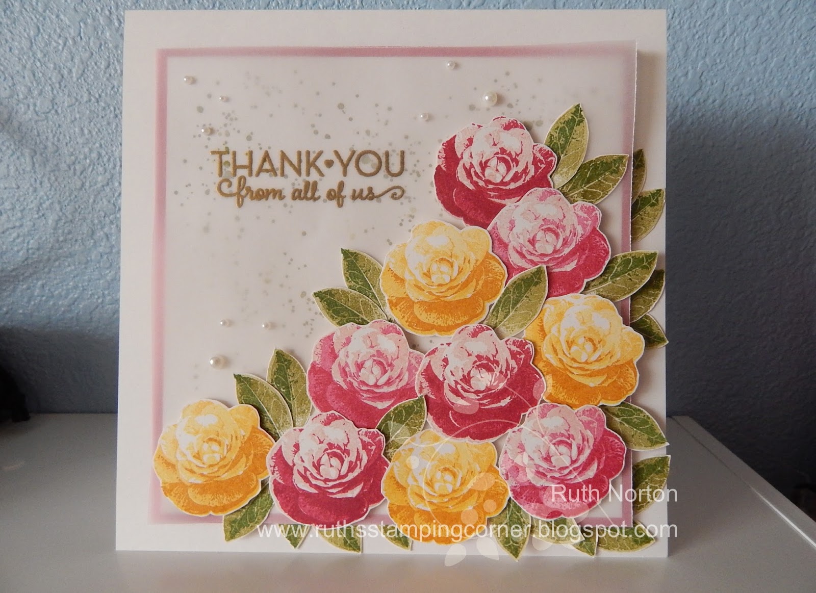 Ruth's Stamping Corner So Many Roses