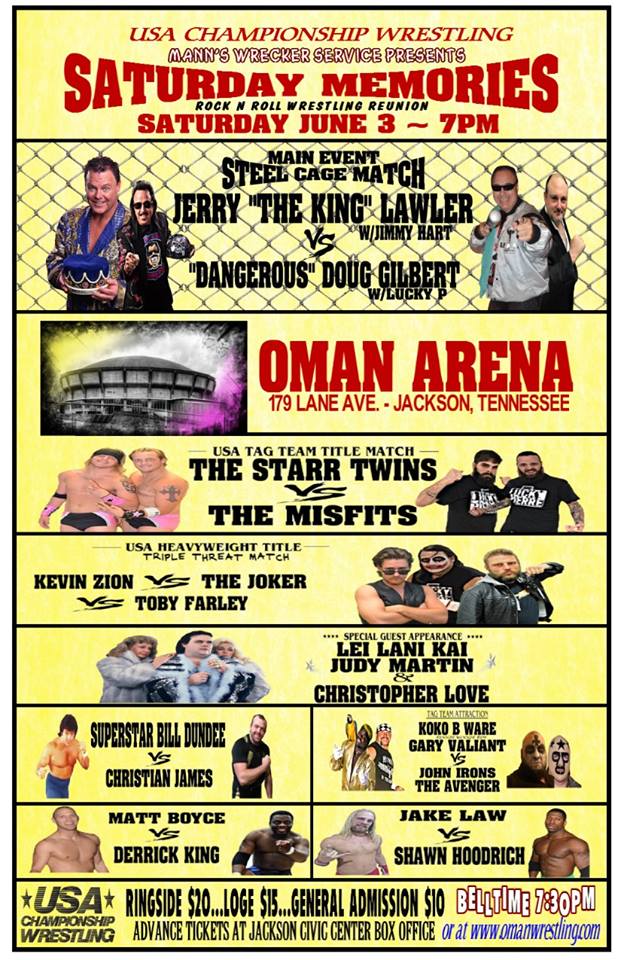 Wrestling News Center USA CHAMPIONSHIP WRESTLING PRESENTS "SATURDAY