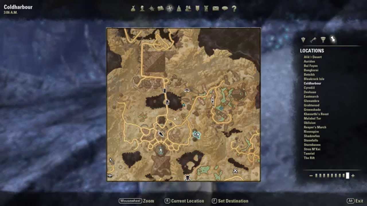 Coldharbour CE Treasure Map Elder Scrolls Online Wiki