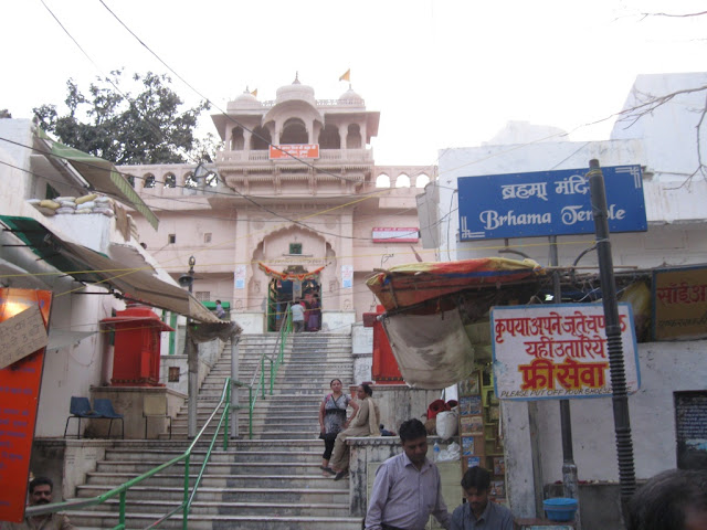 Lord Brahma and Gayatri Devi , Brahma Temple, Pushkar Brahma Temple, Pushkar, Rajasthan