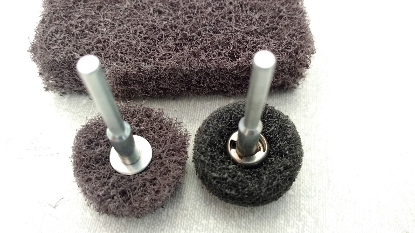 Make your own good and cheap dremel abrasive buff DIY dremel abrasive