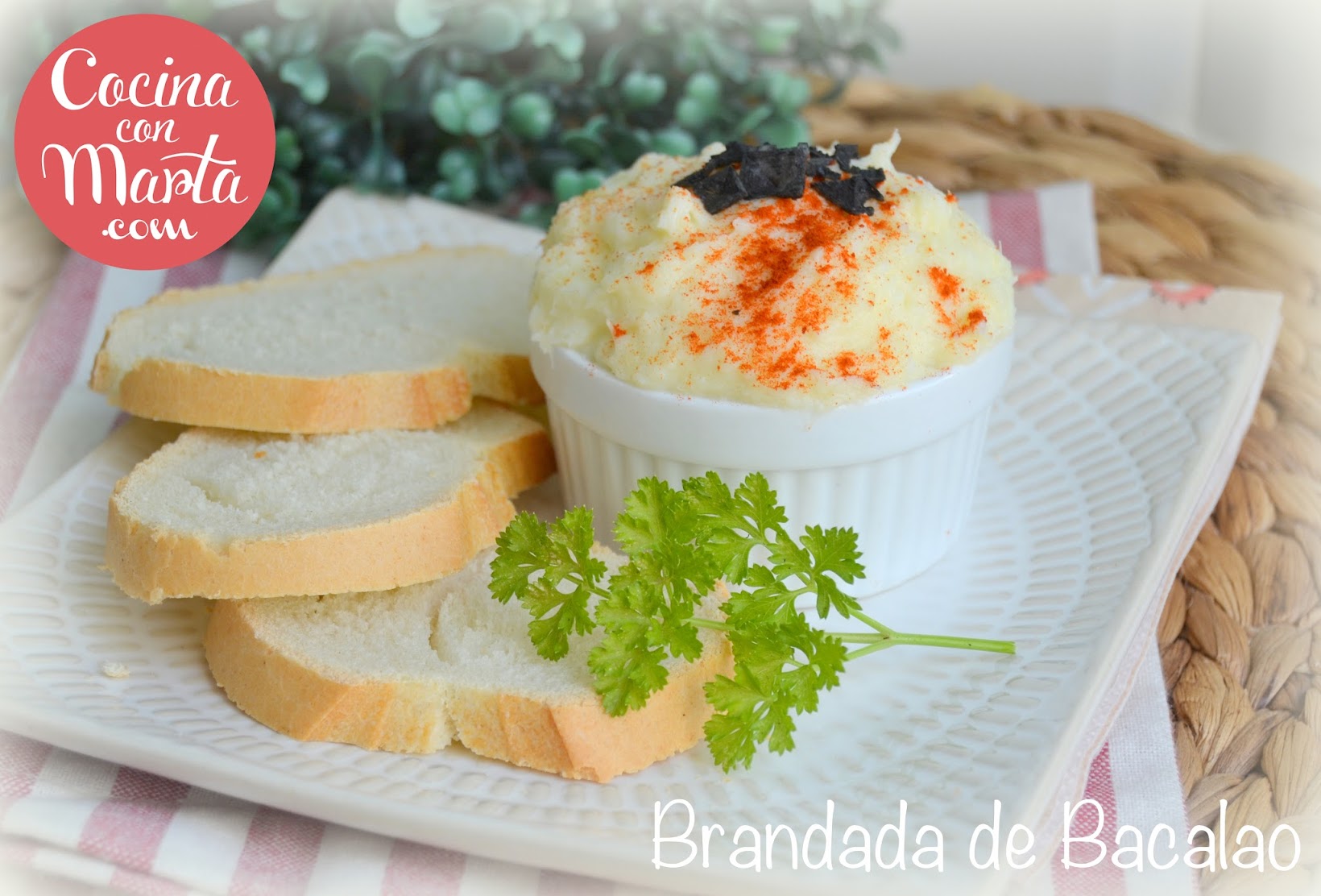 Brandada de bacalao, receta, pascua, bacalao, paté, casero, fácil, rápido, Cocina con Marta