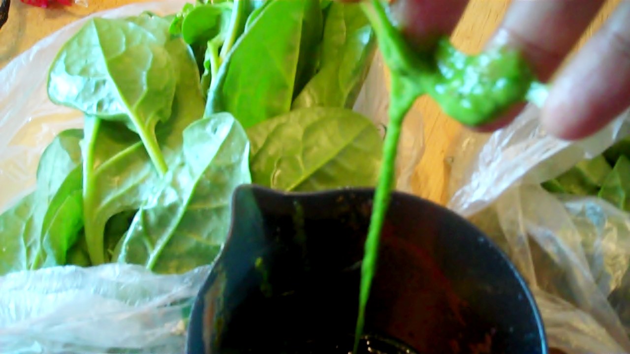 EatingVegan1234 Slimy Chinese Spinach