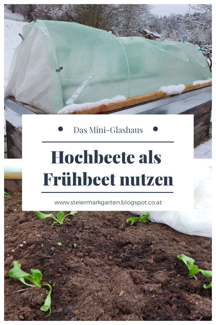 Hochbeete Als Fruhbeet Nutzen Das Mini Glashaus Steiermarkgarten