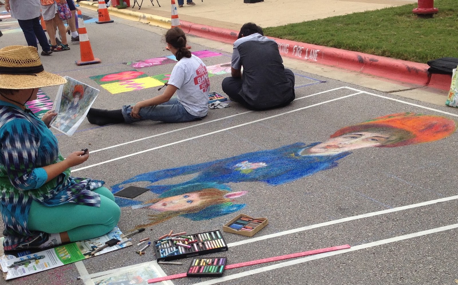 Somewhere In The Middle of Texas Round Rock Chalk Walk