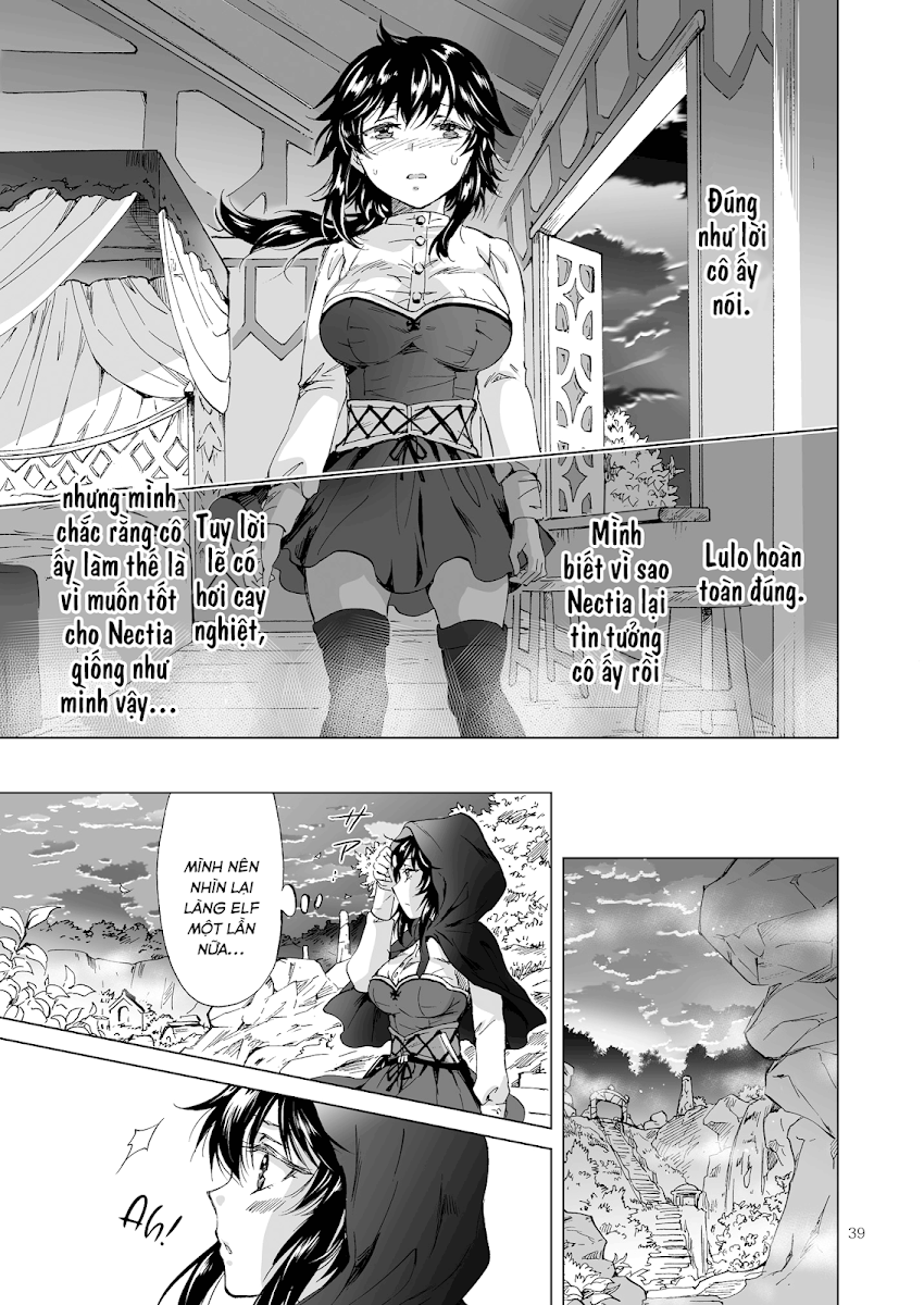 HentaiVN.net - Ảnh 40 - Tuyển tập Yuri Oneshot - Chap 126: Seinaru Chichi no Elf Hime