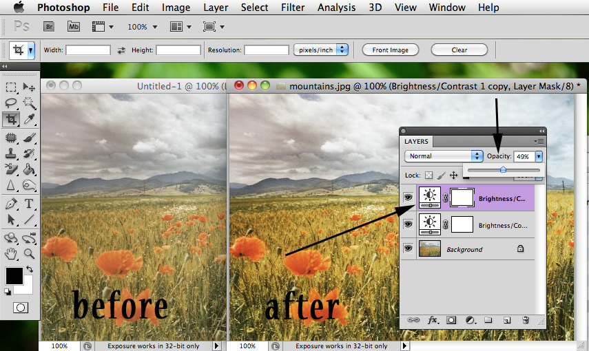 Leona's Blog Spot Adjustment layer trick