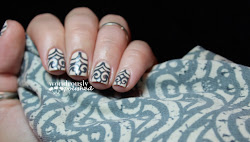 ootd nail challenge april opi buff vampire surprise base