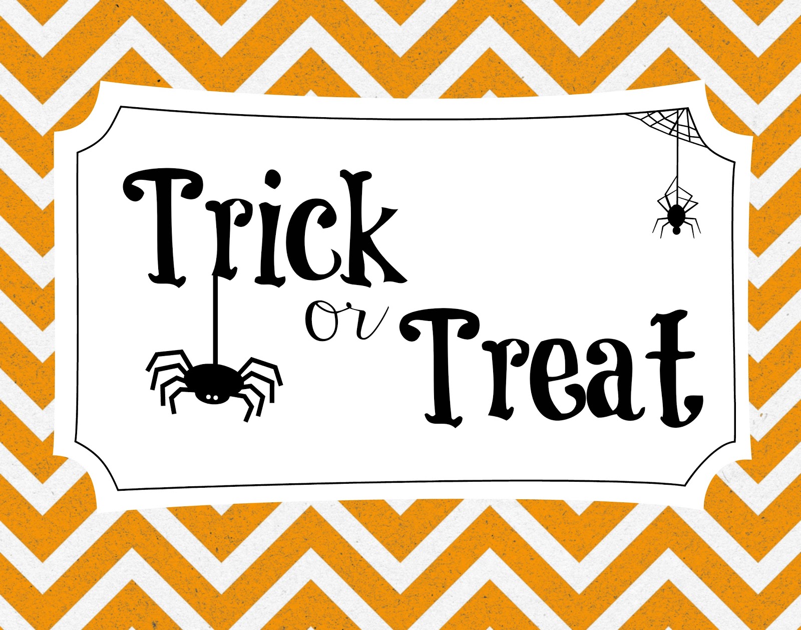 Free Chevron Halloween Printables Classy Clutter Free Chevron Halloween Printables Classy Clutter