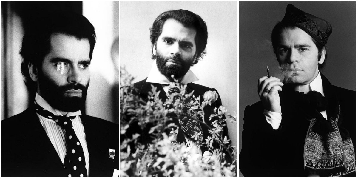 30 Best Vintage Photos of a Young and Handsome Karl Lagerfeld in the