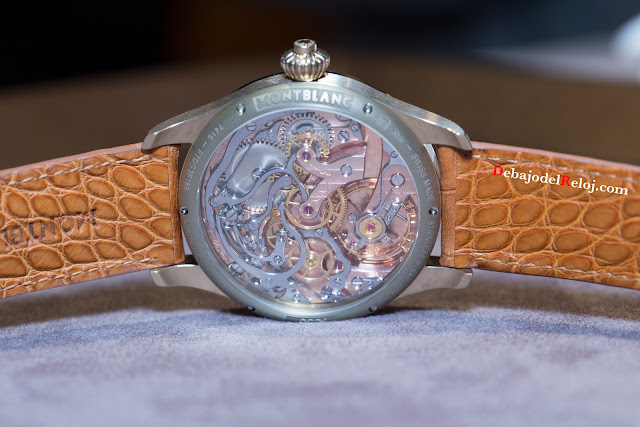 Montblanc 1858 Chronometer Tachymeter Limited Edition 100 trasera
