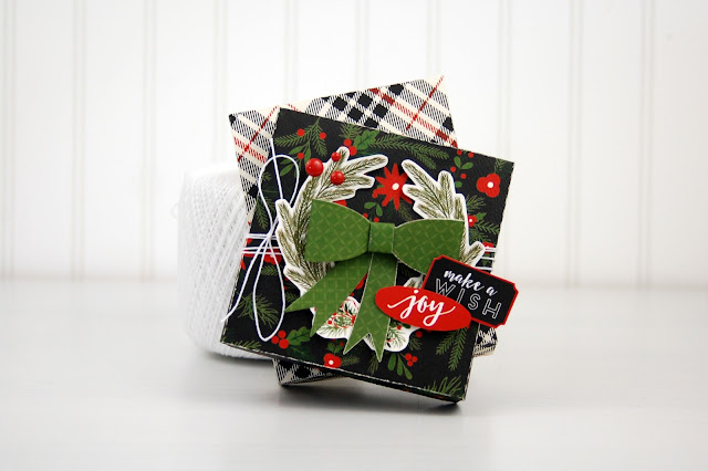 How to die cut plaid Christmas packages with Jen Gallacher. #christmas #christmaspackage #giftbox #diecutting How to die cut plaid Christmas packages with Jen Gallacher. #christmas #christmaspackage #giftbox #diecutting