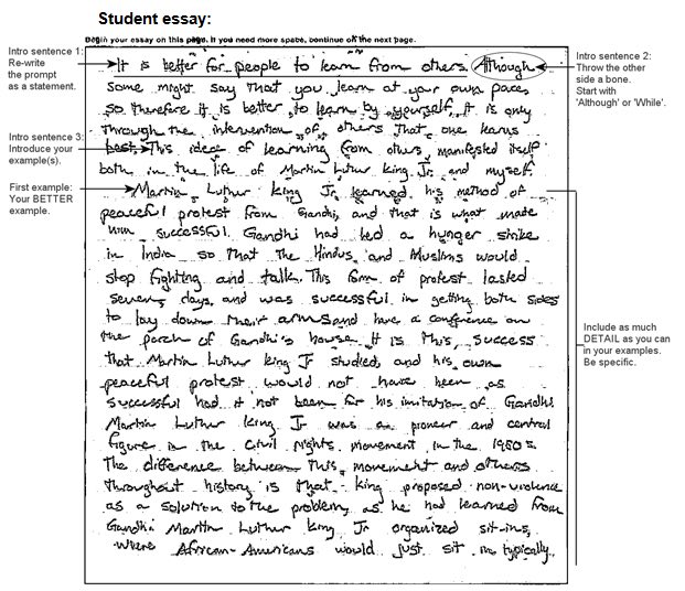 How to write the best sat essay picture