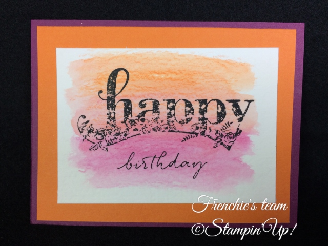 Happy Wishes, Sale a Bration and Occasion Stampin'Up! 2018, Frenchie stamps in the Spotlight,
