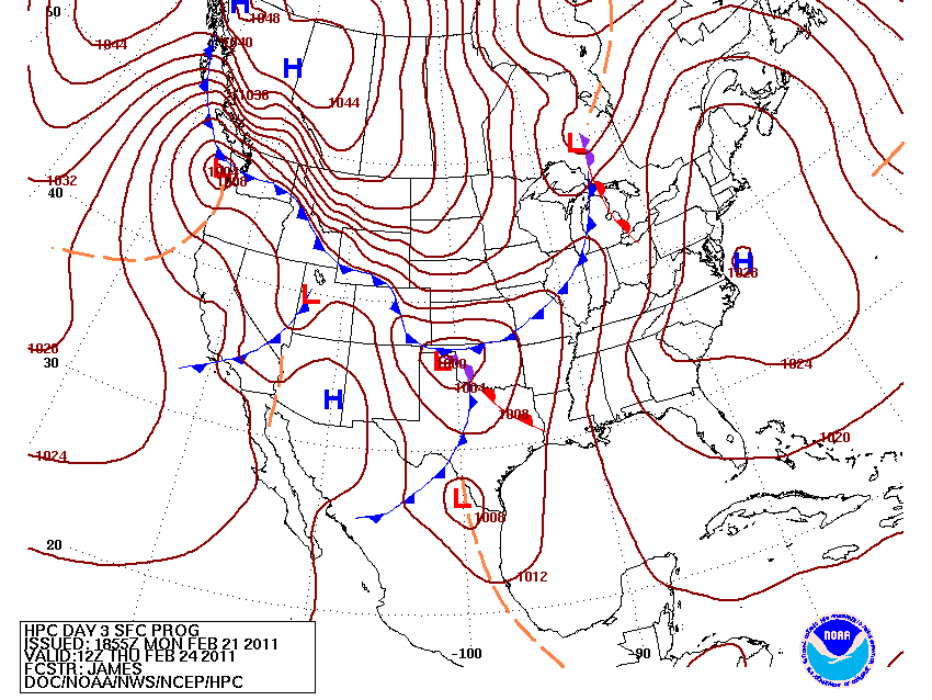 Frontal Boundary Map  World Map 07