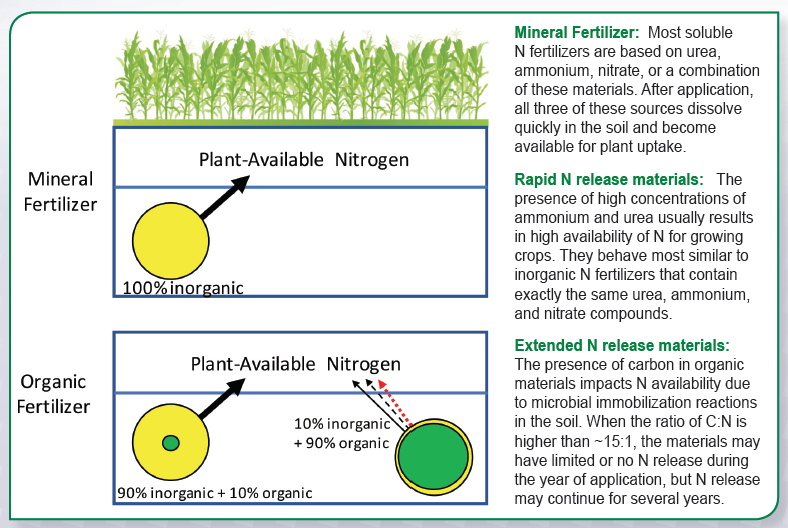 Managing Plant Nutrients Swapping Organic and Fertilizers