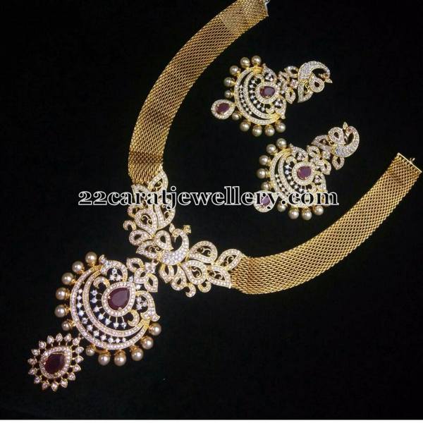 Necklaces with Jhumkas 5000 Rupees Jewellery Designs