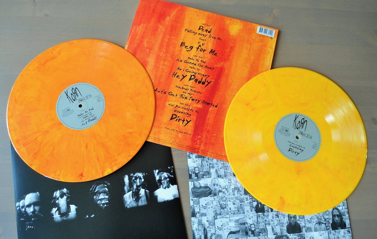 hardcore/metal vinyl korn issues