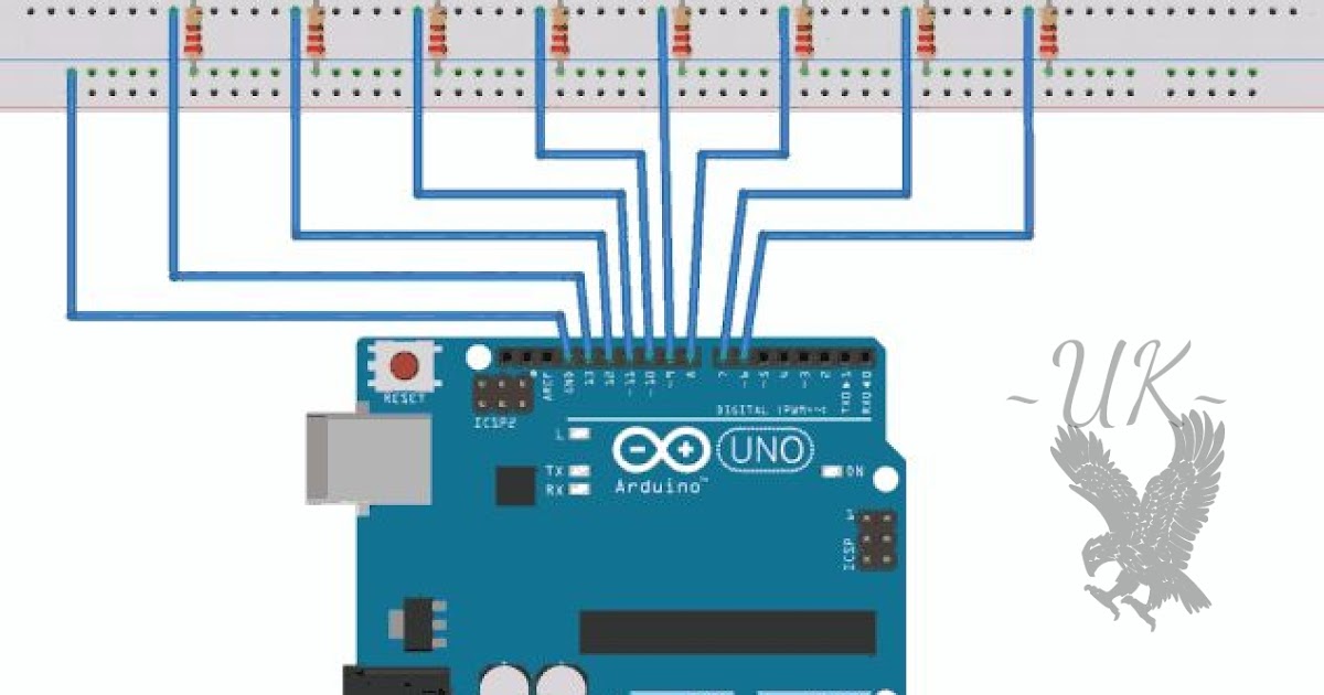 Arduino sinhala: for loop එකක් පාවිච්චි කරලා LED කිහිපයක් රටාවට දල්වමු