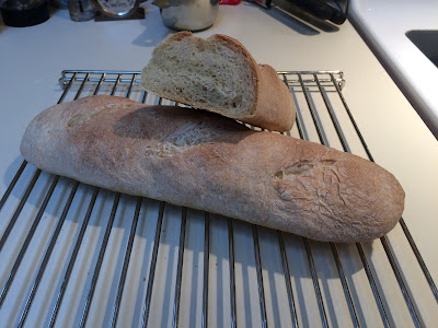 Mini-baguettes after baking