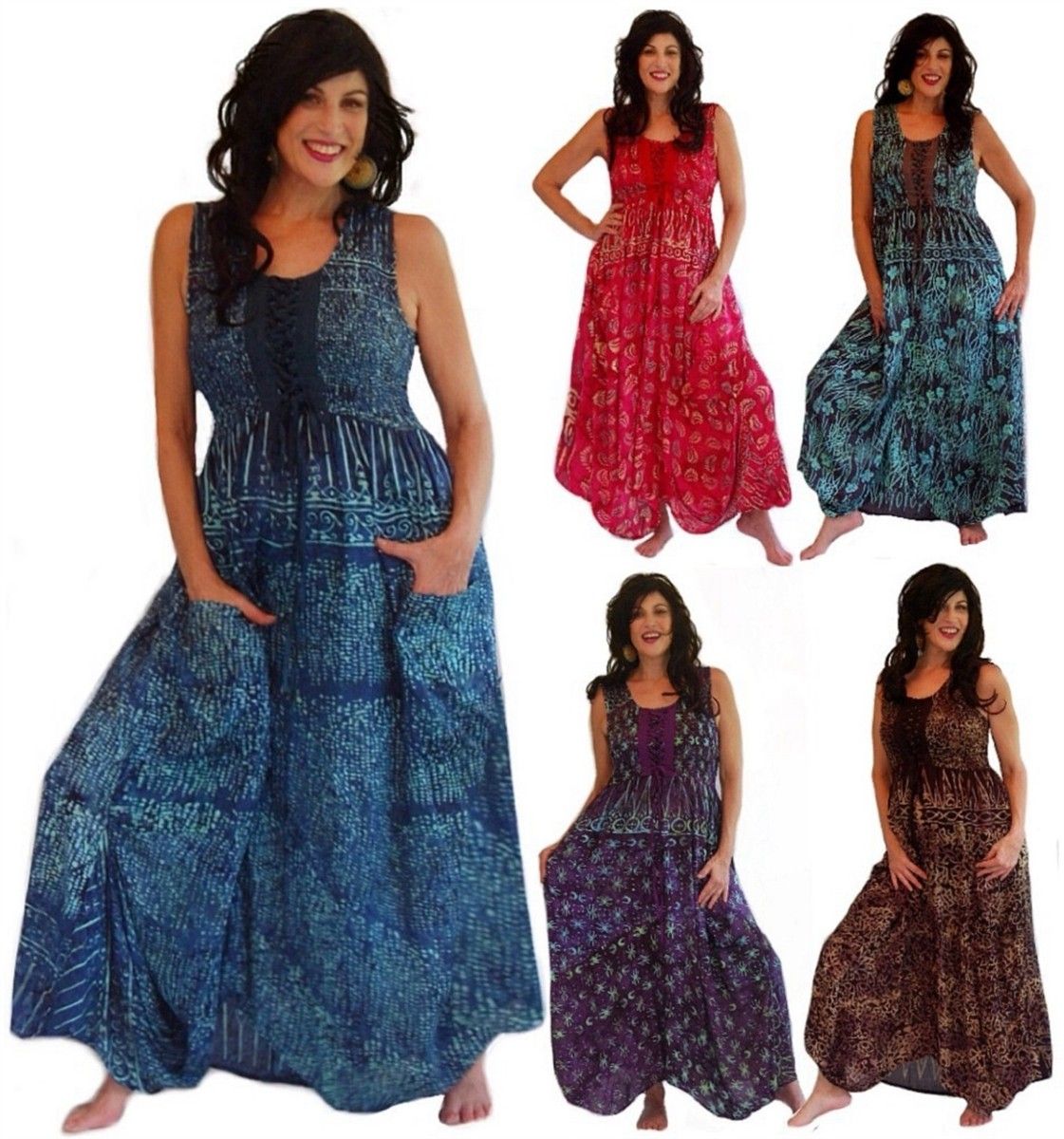 Indonesian Model Dress Batik Bali Modern Cantik Indonesian Model Dress Batik Bali Modern Cantik