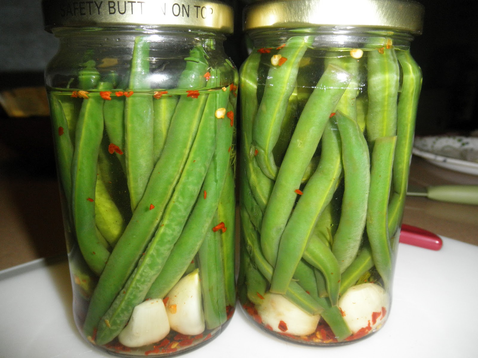 Spicy Pickled Green Beans | Princess Approved: a place for sharing