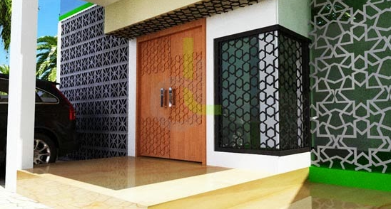 Contoh Desain  Rumah  Islami  Minimalis dan Asri 