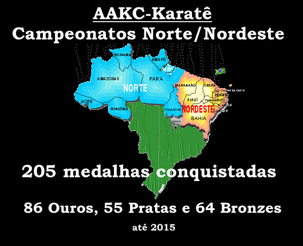 Conquistas em Estados do Norte/Nordeste do Brasil: