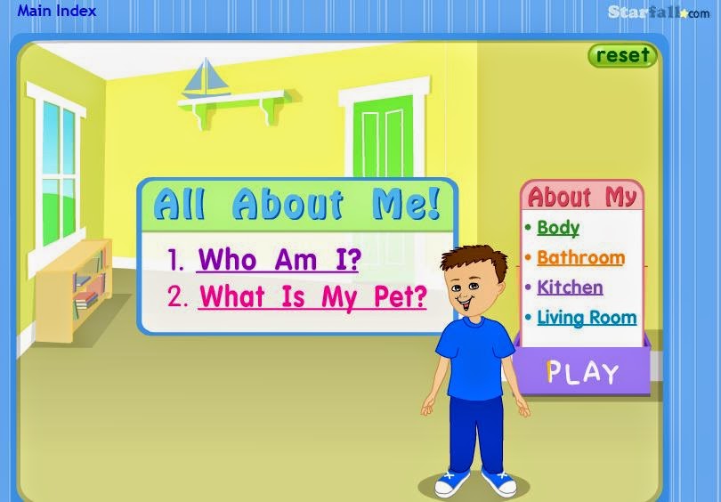 Tot English House vocabulary game