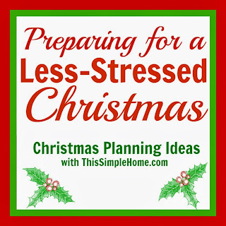 Plan now to have a less-stressed Christmas.