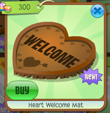 Animal Jam Spirit Blog: Heart Welcome Mat